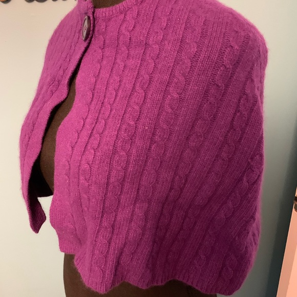 LAUREN Ralph Lauren one button capelet - Picture 2 of 5